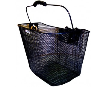 Wire Mesh bicycle basket With Quick Release Bracket Adie